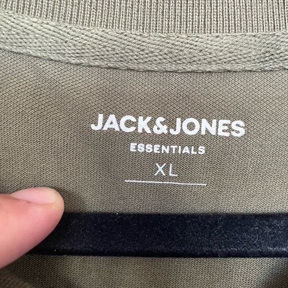 Jack and Jones Olive Green Mens XL Polo Shirt - Picture 3 of 3